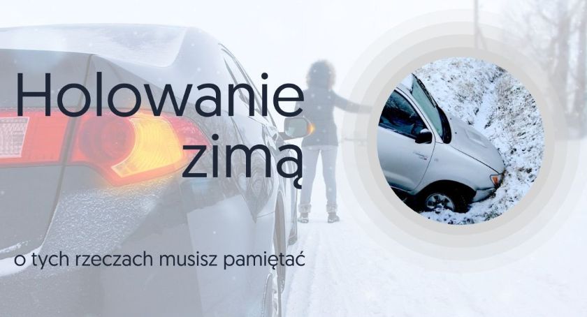 Holowanie zimą