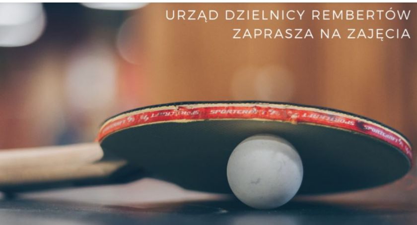 Bezpłatne zajęcia z tenisa stołowego w Rembertowie 